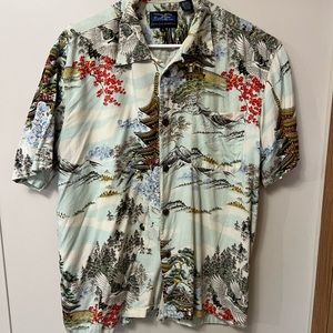 Vintage Dragonfly Button Up